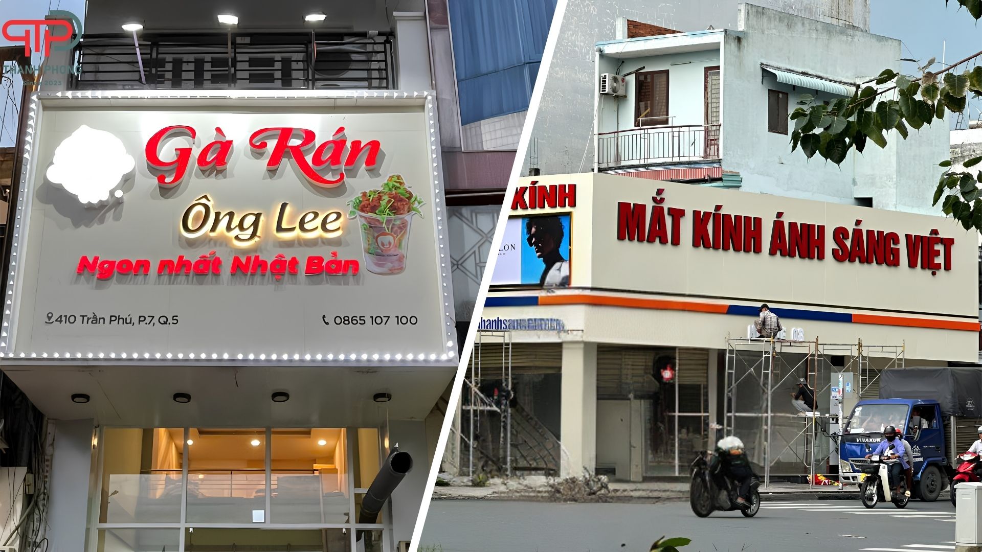 Sản phẩm biển hiệu Quảng Cáo Thanh Phong